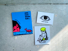 画像をギャラリービューアに読み込む, 「紅い花」ステッカーセット